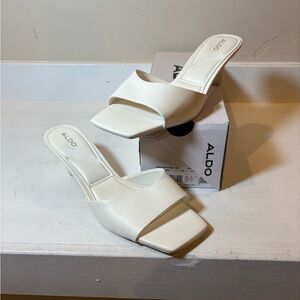 Aldo Women's Cream Mules